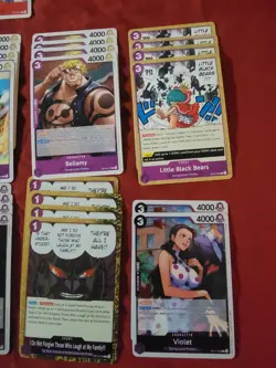One Piece Tcg Sugar Red/Purple Custom Deck Ready to Play - Image 4
