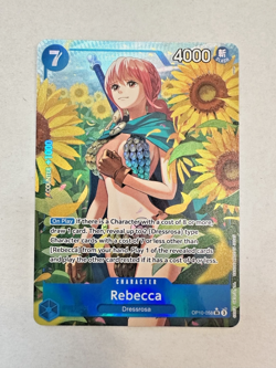 One Piece TCG Royal Blood OP-10 - Rebecca SR Alt Art Parallel OP10-058 ENG - Image 1