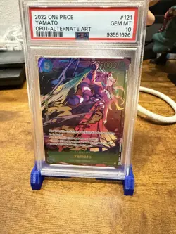 One Piece Romance Dawn English OP01-121 Secret Rare Alternative Yamato PSA 10 - Image 1
