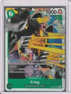 Krieg (OP03-025) - SR Holo - English - One Piece TCG - Image 1