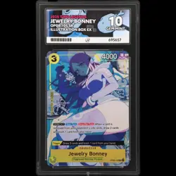Jewelry Bonney OP08-105 SR Illustration Box EX One Piece Card ACE 10 - Image 1