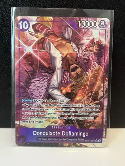 Donquixote Doflamingo Alt Art SR OP14-069 THE AZURE SEA'S SEVEN One Piece TCG - Image 1