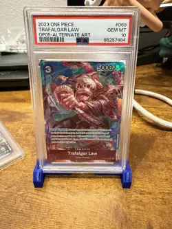 One Piece Trafalgar Law OP05-069 Alternate Art PSA 10 - Image 1