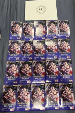 LOT of (20) OP-14 Sleeved Booster Packs Of One Piece TCG The Azure Sea's Seven - Image 1