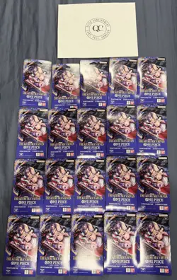 LOT of (20) OP-14 Sleeved Booster Packs Of One Piece TCG The Azure Sea's Seven - Image 2