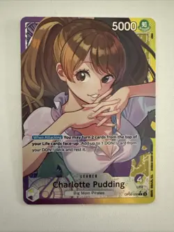 Charlotte Pudding (058) (Parallel) OP08-058 Two Legends Foil Leader OP TCG - Image 1
