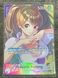 Charlotte Pudding (058) (Parallel) OP08-058 Two Legends Foil - Image 1