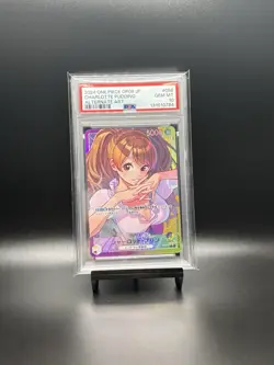 Charlotte Pudding PSA-10 (Parallel Foil) OP08-058 Two Legends Foil Japanese - Image 1
