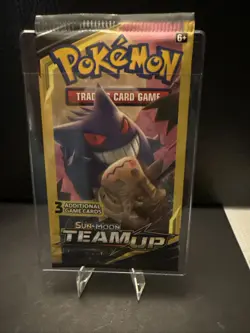 Sun Moon Team Up 3 card Mini Booster Packs New Full Art Set (4) Tag Team Mini - Image 4