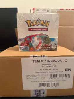 Pokemon TCG Paradox Rift Booster Box 36 Packs, New Sealed CASE FRESH - Image 1
