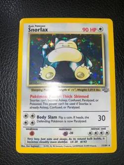 Jungle Holo Snorlax 11/64 Unlimited Holo Rare NM Pokemon Card - Image 1