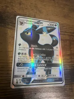 Pokemon Umbreon GX TCG Full Art Ultra Rare Holo Card SV69/SV94 - Image 1