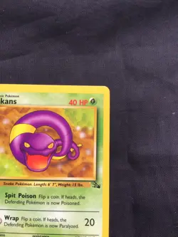 Pokemon Cards: Fossil 1st Edition Common: Ekans 46/62 - Image 3