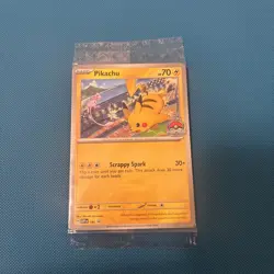 Pokemon TCG Pikachu SVP 190 Black Star 2024 World Championship Promo Card SEALED - Image 1