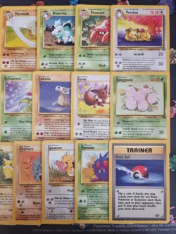 COMPLETE Pokemon JUNGLE Set 32-Card UNCOMMON/COMMON Non-Holo 64 - Image 4