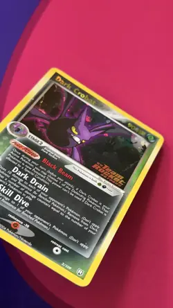 Dark Crobat Reverse Holo 5/109 Ex Team Rocket Returns Pokemon Card Stamped - Image 5