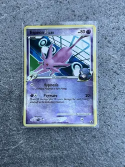 Espeon E4 18/111 Rare Reverse Holo Pokemon Card Rising Rivals Series LP - Image 1
