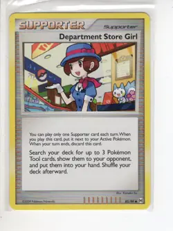 DEPARTMENT STORE GIRL SUPPORTER ARCEUS SET POKEMON CARD 85/99 LP - Image 1