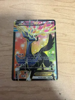 Pokemon TCG Xerneas EX Ultra Rare Holo Card XY Base Set 146/146 - Image 1