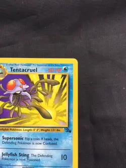 Pokemon Cards: Fossil 1st Edition Uncommon: Tentacruel 44/62 - Image 3