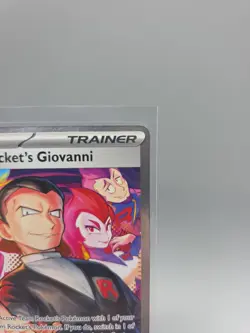 NM Team Rocket's Giovanni 238/182 SIR Pokemon Card Destined Rivals Near Mint - Image 3