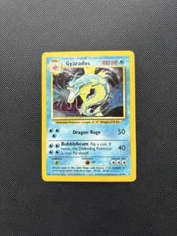 Pokemon Card Base Set Holo Gyarados 6/102 WOTC - Image 1