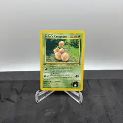 Pokemon Card - Erika's Exeggcute 1st Edition Gym Heroes 43/132 Uncommon - Image 1