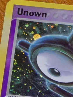 Pokemon 2005 EX Unseen Forces #X/28 Unknown-Holo Card - LP - Image 2