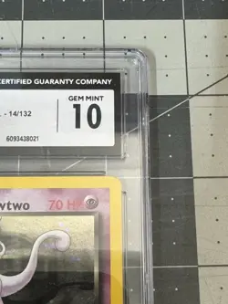 Rockets Mewtwo Holo Gym Heroes Card 14/132 CGC Gem Mint 10 1st Edition - Image 3