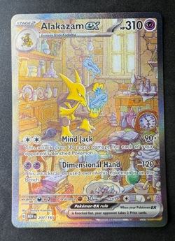 Alakazam EX SIR S&V 151 English #201 Pokemon Card TCG NM - Image 1