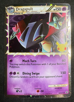 Dragapult Prime Holo Promo Celebrations SWSH132 Pokemon Card TCG NM - Image 1