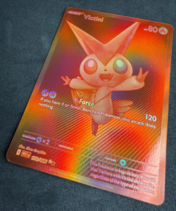 Victini Full Art Monochrome S&V White Flare 172/086 Pokemon Card TCG NM - Image 2