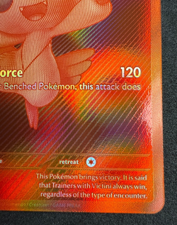 Victini Full Art Monochrome S&V White Flare 172/086 Pokemon Card TCG NM - Image 5