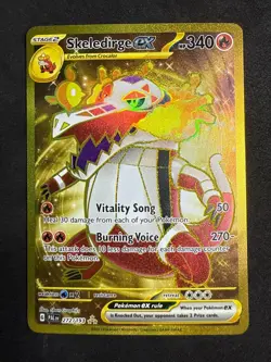 Skeledirge EX Hyper Rare Paldean Evolved 272/193 Pokemon Card TCG NM - Image 1