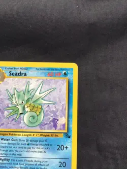 Pokemon Cards: Fossil 1st Edition Uncommon: Seadra 42/62 - Image 3