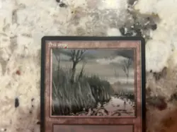 Mtg Misprint Swamp Magic the Gathering Misprint Card Ink Error Spot - Image 2