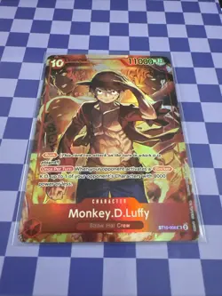 Monkey.D.Luffy (Treasure Booster Set) ST10-006 One Piece Promotion Cards Foil - Image 1