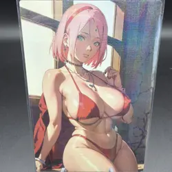 Sakura Haruno Anime Waifu Card Doujin ACG Goddess Holo - Image 1