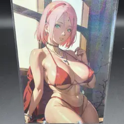Sakura Haruno Anime Waifu Card Doujin ACG Goddess Holo - Image 2