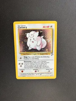 Pokemon Card Base Set 2 Holo Clefairy 6/130 WOTC - Image 2