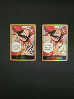 One Piece DON!! Card (Gol.D.Roger) (Gold Foil) Carrying On His Will x2 - Image 1