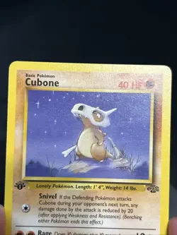 Pokemon TCG Cubone Jungle Card 50/64 Regular Common 1st Edition - Image 3