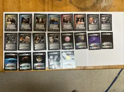 Star Trek CCG Enhanced Premier 2000 Complete 21-Card Pack Fresh Promo Set - Image 1