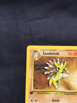 Pokemon Cards: Fossil 1st Edition Uncommon: Sandslash 41/62 - Image 2