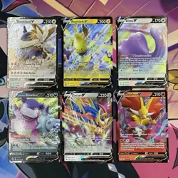 Pokemon Tcg Lot Of 6 V Cards NM/M English - Image 1
