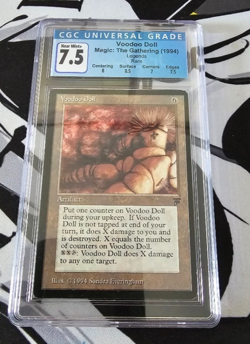 1994 MTG MAGIC THE GATHERING LEGENDS Voodoo Doll Graded 7.5 - Image 1