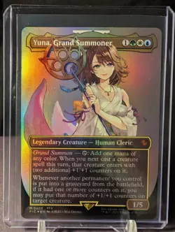 Yuna, Grand Summoner (Borderless) Commander: Final Fantasy Foil - Image 1