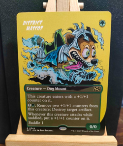District Mascot - Borderless - Aetherdrift - Rare - NM (see pics) MTG - Image 1