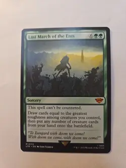 NM Last March of the Ents, MTG, Lord of the Rings, Magic the Gathering, 172 - Image 1