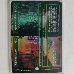 Walk-In Closet // Forgotten Cellar - Foil Borderless - NM - Duskmourn DSK - MTG - Image 1